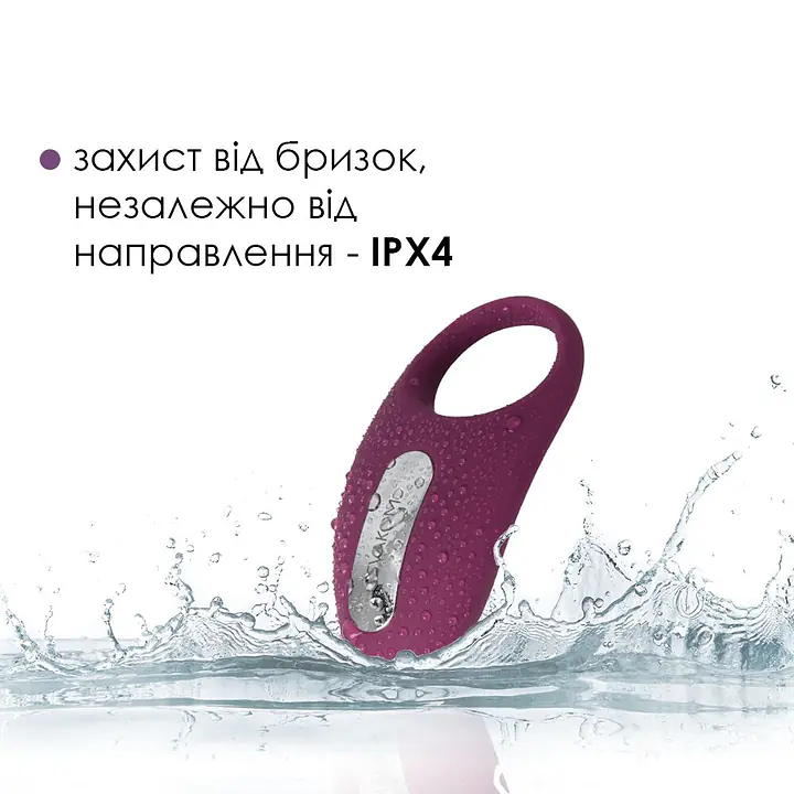 Ерекційне кільце з вібрацією та пультом ДК Svakom Winni Violet - Master