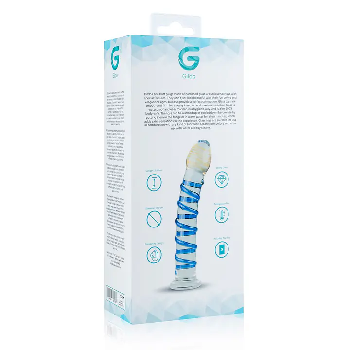 Скляний дилдо Gildo Glass Dildo No.1 - Master