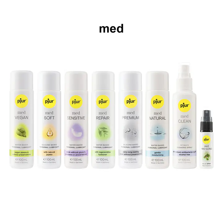 Силіконова змазка pjur MED Soft glide 100 мл з олією жожоба для дуже сухої та чутливої шкіри - Master