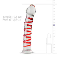 Скляний дилдо Gildo Glass Dildo No.15 - Master