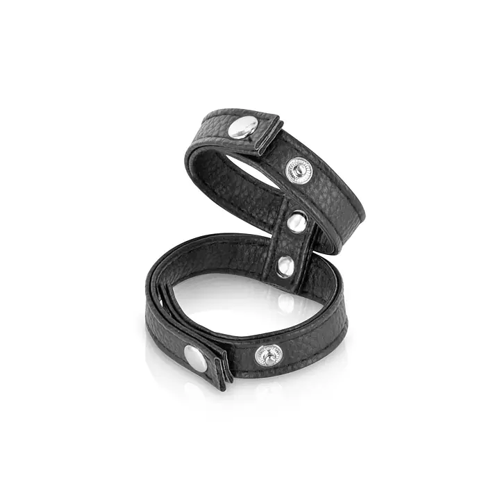 Подвійне ерекційне кільце з обхватом для мошонки Fetish Tentation Double Сockring - Master