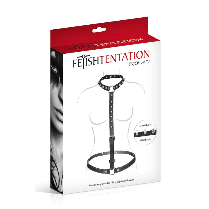 Портупея на тіло Fetish Tentation Sexy Adjustable Harness - Master