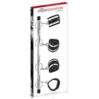 Фіксатор для рук і ніг Fetish Tentation Submission bar with 4 cuffs - Master