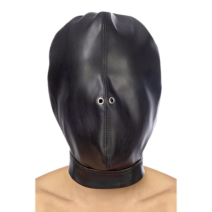 Капюшон для БДСМ Fetish Tentation Closed BDSM hood in leatherette - Master