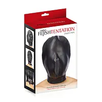 Капюшон для БДСМ Fetish Tentation Closed BDSM hood in leatherette - Master