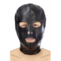Капюшон для БДСМ з відкритими очима і ротом Fetish Tentation Open mouth and eyes BDSM hood - Master