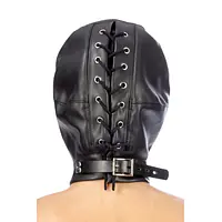 Капюшон для БДСМ з відкритими очима і ротом Fetish Tentation Open mouth and eyes BDSM hood - Master