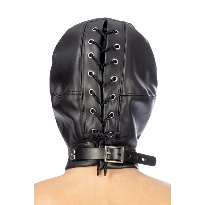 Капюшон для БДСМ з відкритими очима і ротом Fetish Tentation Open mouth and eyes BDSM hood - Master