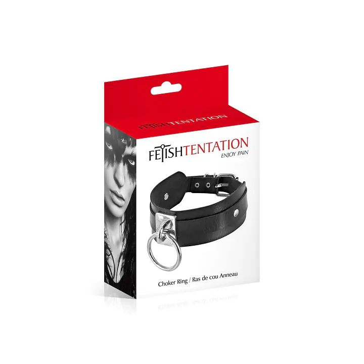 Нашийник c кільцем Fetish Tentation Choker Ring - Master