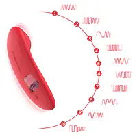 Смарт-вібратор у трусики Magic Motion Nyx Red - Master