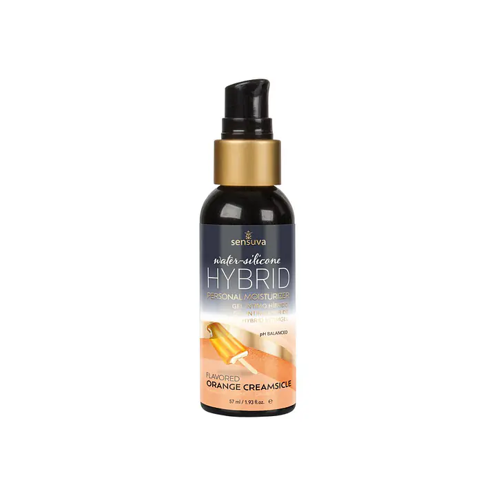Змазка водно-силіконова Sensuva Hybrid Orange Creamsicle 57мл без цукру, можна для оральних пестощів - Master