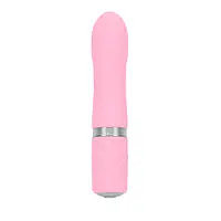 Розкішний вібратор PILLOW TALK - Flirty Pink з кристалом Сваровські, гнучка головка - Master