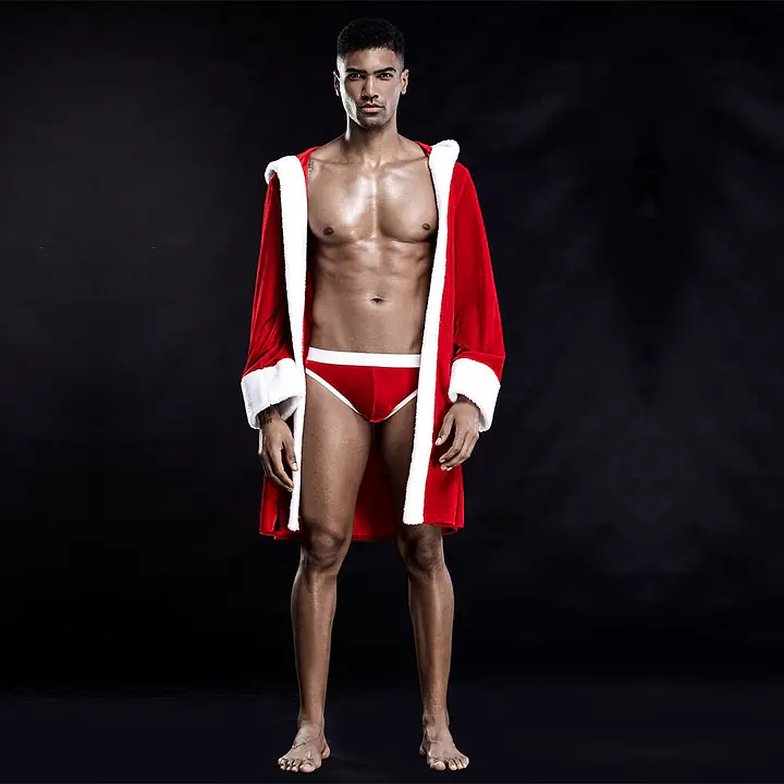 Чоловічий еротичний костюм "Звабливий Санта" One Size Red - Master