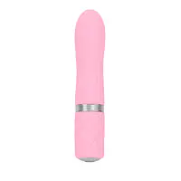 Розкішний вібратор PILLOW TALK - Flirty Pink з кристалом Сваровські, гнучка головка - Master