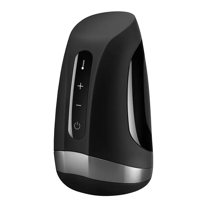 Мастурбатор Satisfyer Men Heat Vibration імітатор мінету, підігрів та вібрація, стимуляція головки - Master