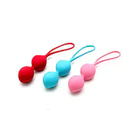 Вагінальні кульки Satisfyer V Balls (3 пари), діаметр 3,4 см, маса 79-114-150г, монолітні - Master