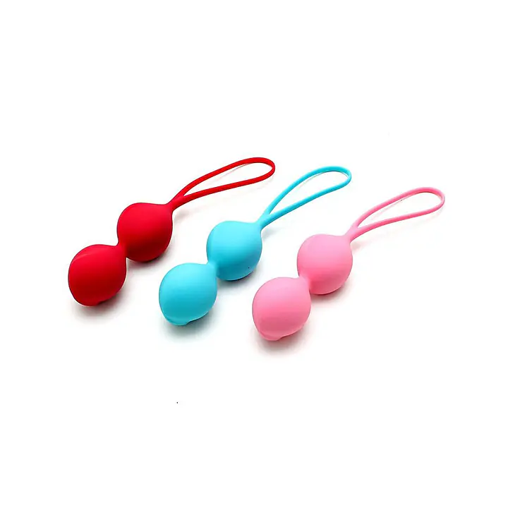 Вагінальні кульки Satisfyer V Balls (3 пари), діаметр 3,4 см, маса 79-114-150г, монолітні - Master