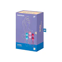 Вагінальні кульки Satisfyer V Balls (3 пари), діаметр 3,4 см, маса 79-114-150г, монолітні - Master