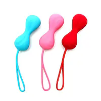 Вагінальні кульки Satisfyer Power Balls (3 пари), діаметр 3,4см, маса 60-76-92г, з кулькою всередині - Master