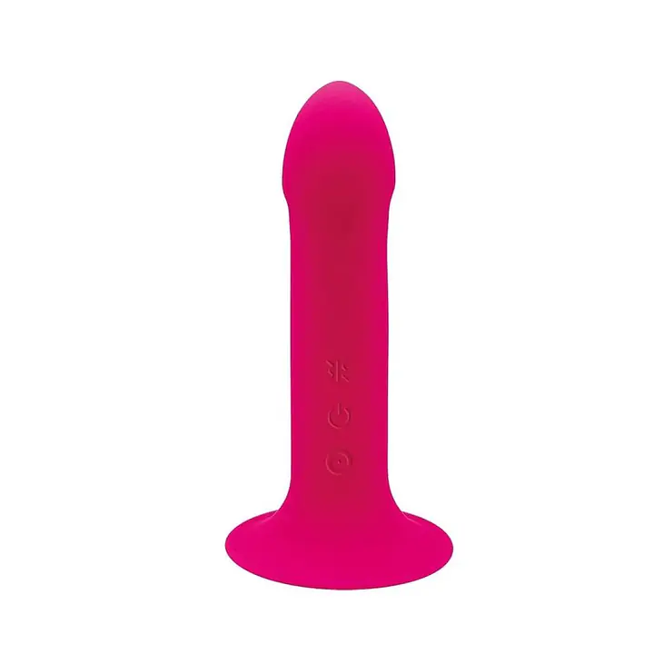 Двошаровий ділдо з вібрацією Adrien Lastic Hitsens 2 Pink, відмінно для страпона, макс діаметр 4 см, - Master