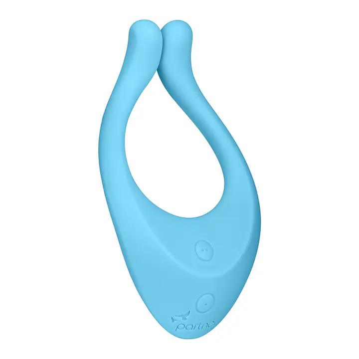 Вібратор для пар Satisfyer Endless Love Blue, 3 незалежні мотори, багатофункціональний - Master