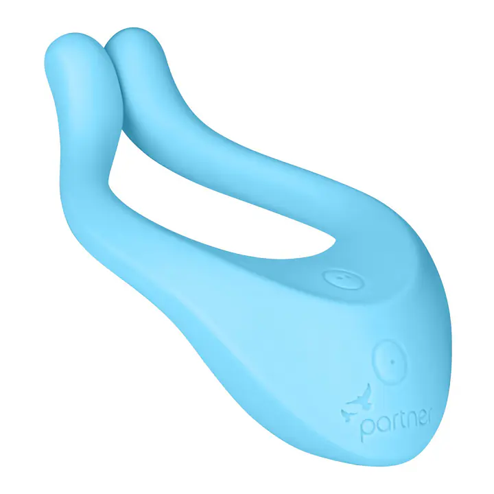 Вібратор для пар Satisfyer Endless Love Blue, 3 незалежні мотори, багатофункціональний - Master
