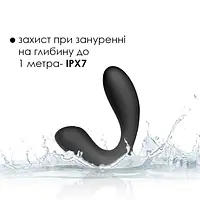 Масажер простати та вібратор точки G з пультом ДК Svakom Vick Black - Master