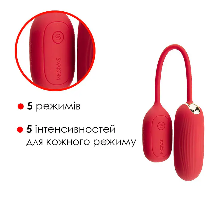 Віброяйце Svakom Muse Red - Master