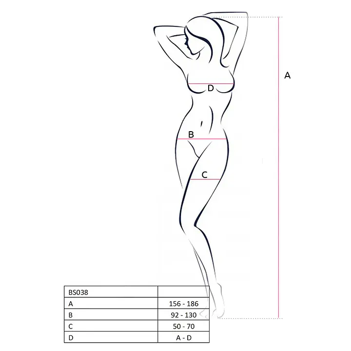 Бодістокінг Passion BS038 white, комбінезон, імітація панчіх і пояса - Master