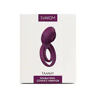 Подвійне ерекційне кільце з вібрацією Svakom Tammy Violet - Master