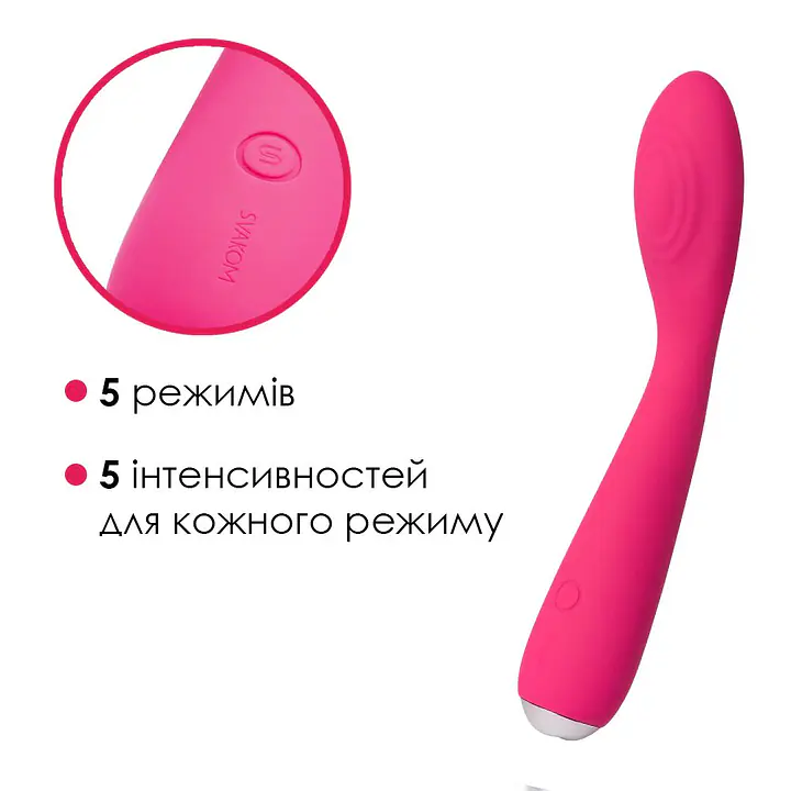 Вібратор для клітора та точки G Svakom Iris Plum Red - Master