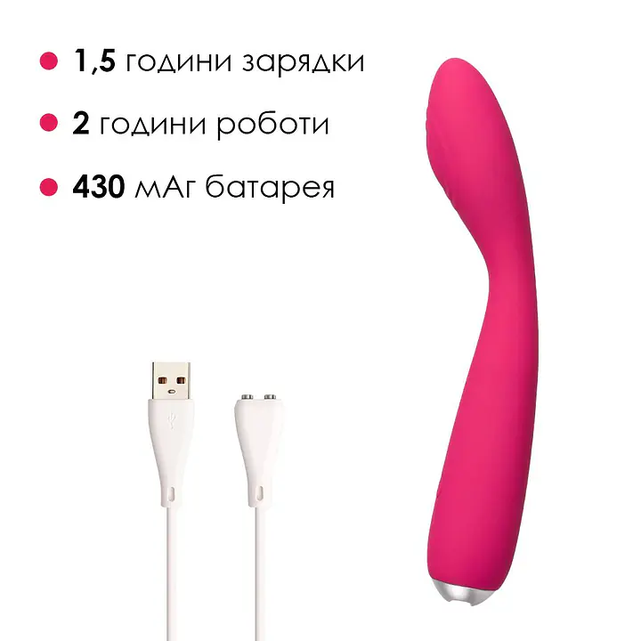 Вібратор для клітора та точки G Svakom Iris Plum Red - Master