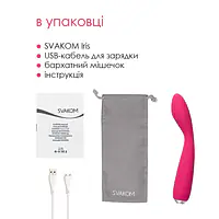 Вібратор для клітора та точки G Svakom Iris Plum Red - Master