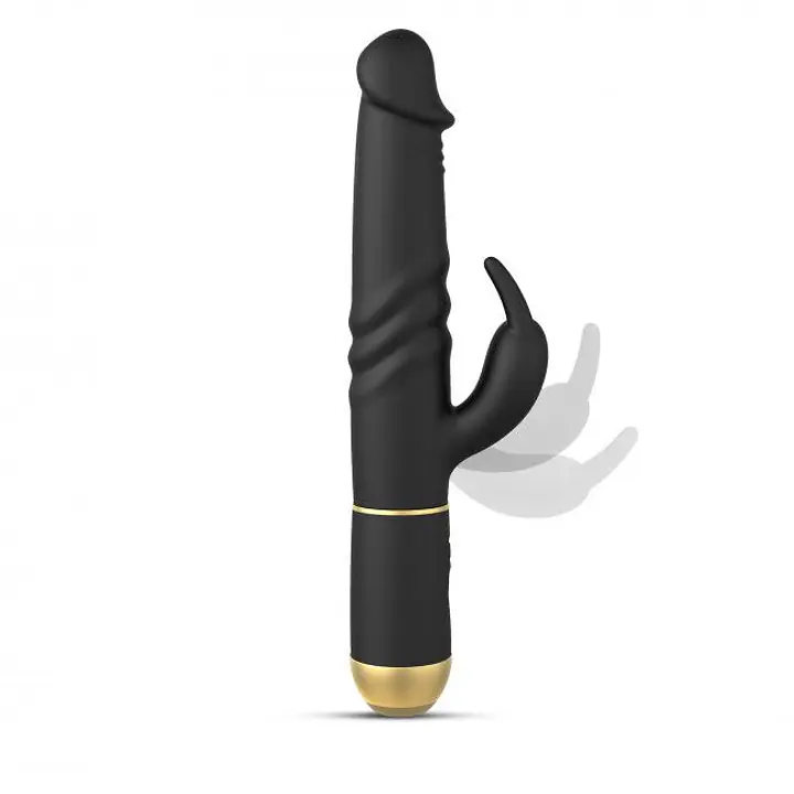 Вібратор Dorcel Furious Rabbit 2.0 зі зворотно-поступальними рухами головки, перезаряджуваний - Master