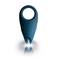 Ерекційне кільце з вібрацією Rocks Off Empower Blue - Master
