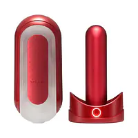 Набір мастурбатора із нагрівачем Tenga Flip Zero Red + Flip Warmer - Master