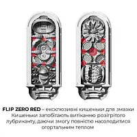 Набір мастурбатора із нагрівачем Tenga Flip Zero Red + Flip Warmer - Master