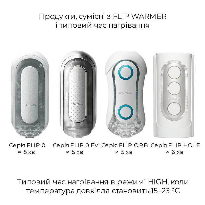 Набір мастурбатора із нагрівачем Tenga Flip Zero Red + Flip Warmer - Master