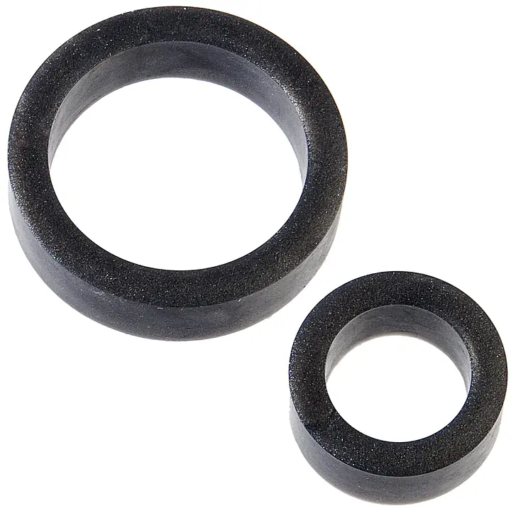Набір ерекційних кілець Doc Johnson Platinum Premium Silicone — The C-Rings — Charcoal - Master