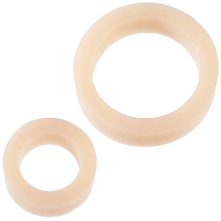 Набір ерекційних кілець Doc Johnson Platinum Premium Silicone — The C-Rings — White - Master