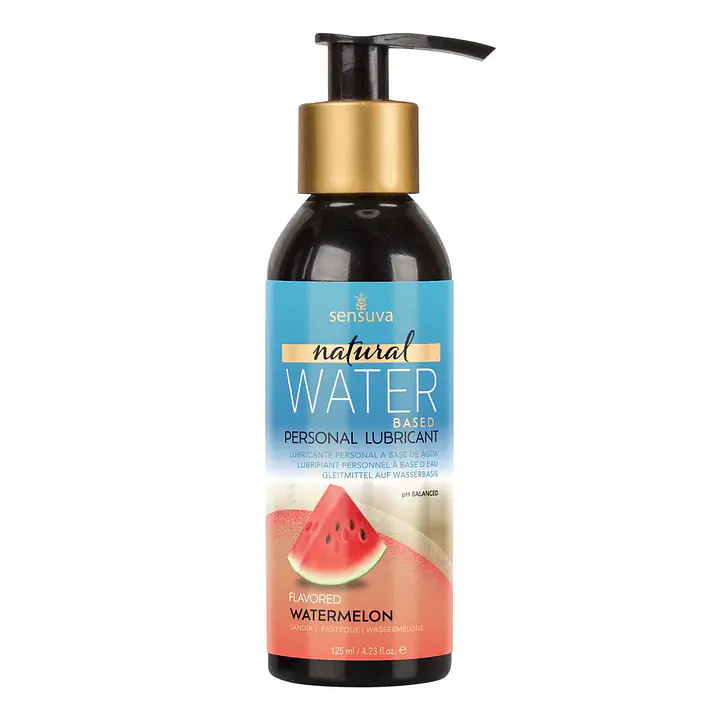 Змазка на водній основі Sensuva Natural Water-Based Watermelon (125мл) без гліцерину та парабенів - Master
