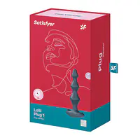 Анальний стимулятор-намистини з двома моторами Satisfyer Lolli-Plug 1 Dark teal - Master