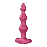 Анальний стимулятор-намистини з двома моторами Satisfyer Lolli-Plug 1 Berry - Master