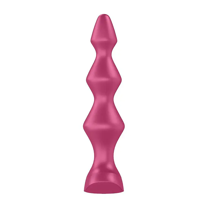 Анальний стимулятор-намистини з двома моторами Satisfyer Lolli-Plug 1 Berry - Master
