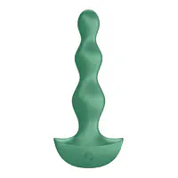 Анальний стимулятор-намистини з двома моторами Satisfyer Lolli-Plug 2 Green - Master