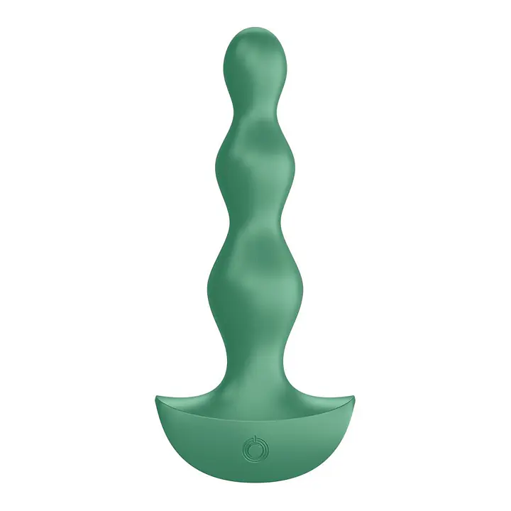 Анальний стимулятор-намистини з двома моторами Satisfyer Lolli-Plug 2 Green - Master