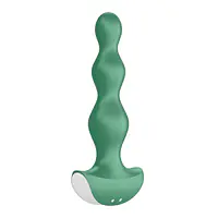 Анальний стимулятор-намистини з двома моторами Satisfyer Lolli-Plug 2 Green - Master