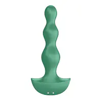 Анальний стимулятор-намистини з двома моторами Satisfyer Lolli-Plug 2 Green - Master