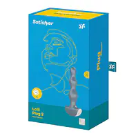 Анальний стимулятор-намистини з двома моторами Satisfyer Lolli-Plug 2 ice blue - Master