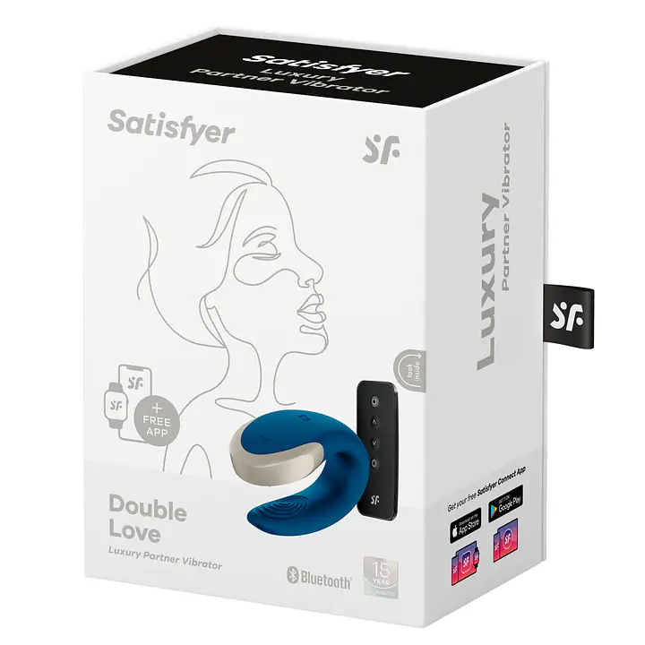 Смарт-вібратор для пар Satisfyer Double Love (Blue) - Master